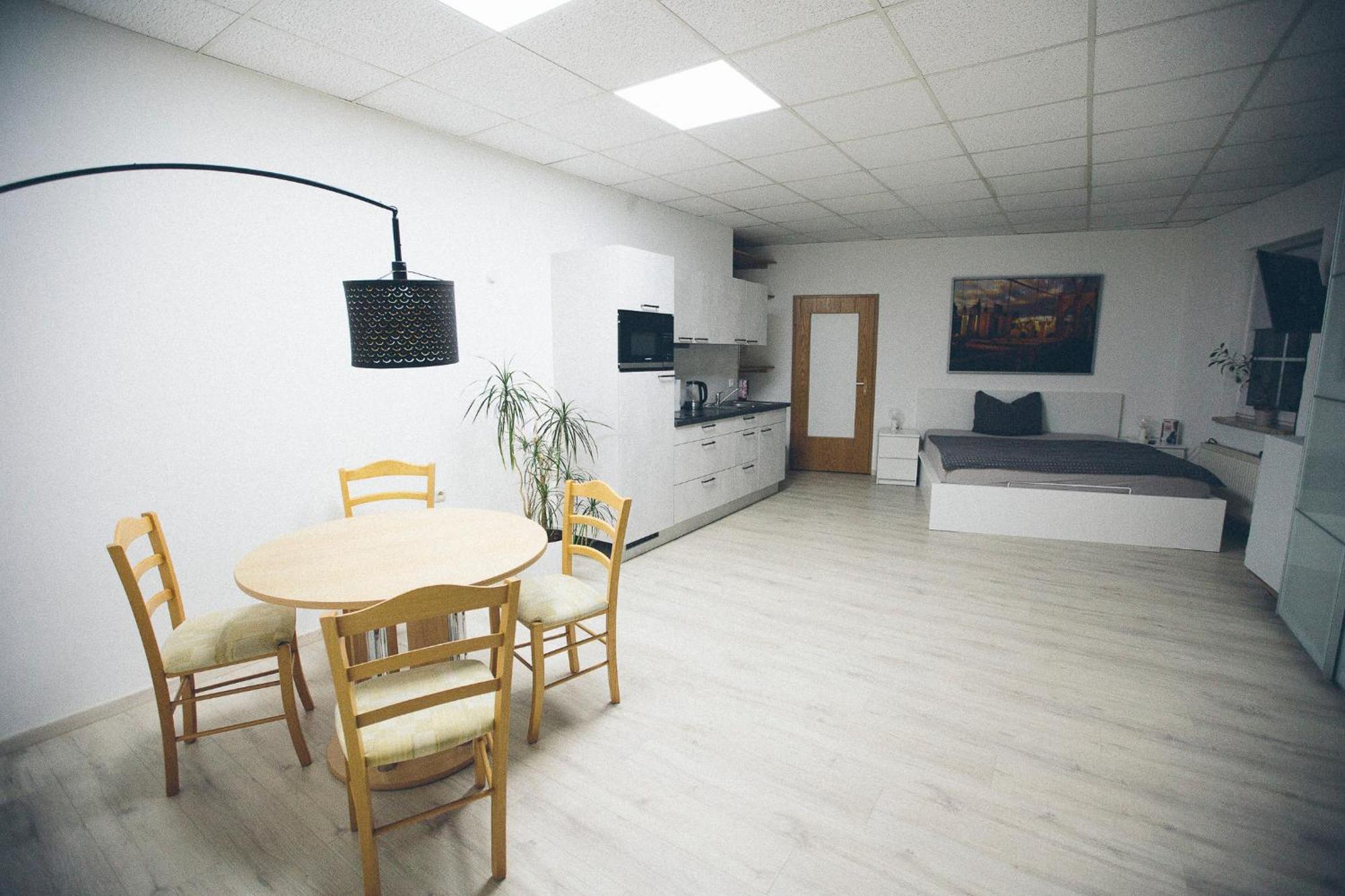 Grosse & Voll Ausgestattete Apartments, Studios, Doppelzimmer, Workspace, Parkplatz, Netflix, Prime & Schnelles Wifi In Ruhiger Lage Mit Garten ルドルシュタット エクステリア 写真